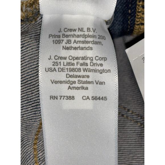 J Crew Relaxed Boyfriend Jeans Women’s Waist Size 28 Distressed Cuffed Stretch - Picture 16 of 16